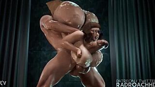 velma gets her big ass pounded and tits fucked by monster cock