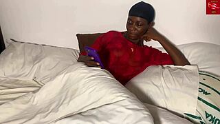 i'm bent over naked, fucking my plumber's monster cock in my juicy pussy