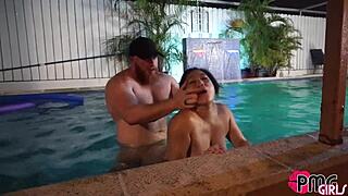 Asian Slut Gets Creampied in Pool Specifically