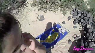 i love this beach pov doggystyle with monster cock