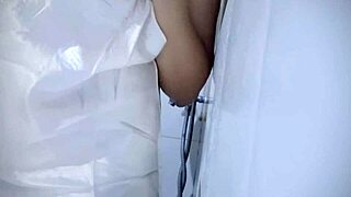 Hey, does playing with your tits get you this wet?