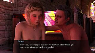 let's play with small tits, blowjob, anal fucking and creampie in crossdressing