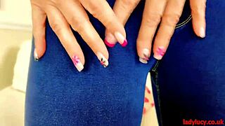 Lucy Gresty in Skintight Jeans Mature Teasing