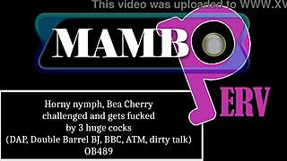 horny nymph bea cherry takes on three huge bbc in wild fucking challenge