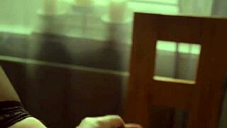 Intense window pussy play dirty talk