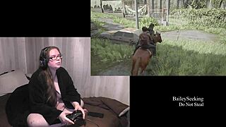 Big-boobed brunette gets naked for The Last of Us 2 gameplay