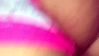 Feeling so good as she fucks with a vibrator in POV