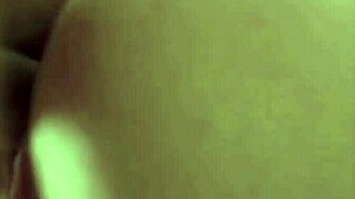 The teen girl with big tits rides in cowgirl position while getting her asshole fingered by mommy