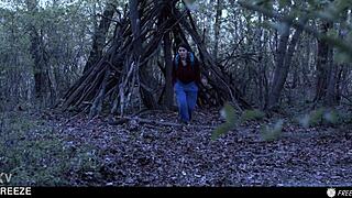 valentina nappi gets freeze fucked by a native guy after hiking! all natural italian babe under mind control! 😱