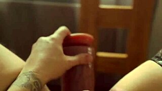 Intense window pussy play dirty talk