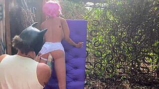 Blonde Ass Fucked Again With Sex Toy