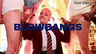 Tight teen pussy fucked hard by older guy with blowjob and swallow