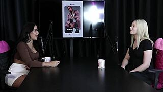 I love this position on all fours, and she said who would match on Tinder - Vivian Lola in sheer red.