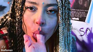 im completely obsessed with tasting your toes