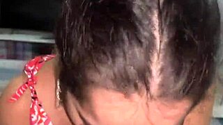 Debora's deepthroat skills put a big cock to the test