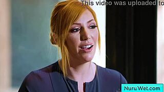 Lauren Phillips teaches Nuru massage to eager client