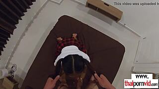 Cherry's uniform fuck with big dick! 😍