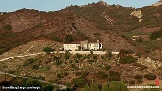 russian bride submits to interracial group gangbang with double penetration