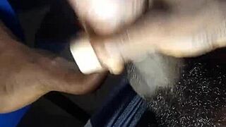 African teen 18+ shows of her phat cock sucking lips and beautiful mouth and drinks cum