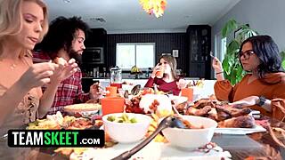 Thankful for these girls diving into wild action.