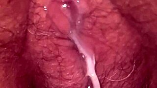 this amateur creampie in slow motion with shooting sound is amazing to watch