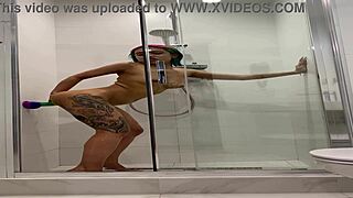 Naked Roxy Showers And Masturbates With Toys