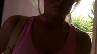 blonde mom Angelina Ash rides sybian then gets pounded