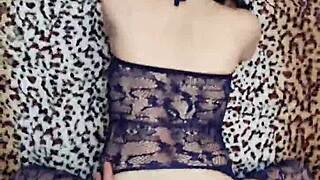 Fucking that sexy mature bitch in the ass.