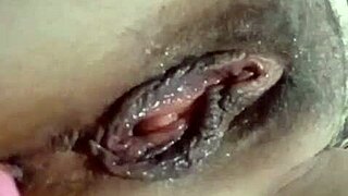 Watch my hot friend masturbate with a dildo, she's so wet!