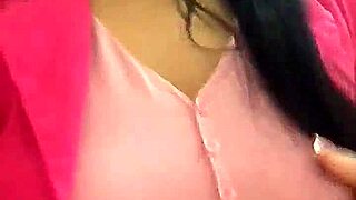 Angel Lima, the Peruvian milf, masturbates publicly on the building stairs, caught in the act.