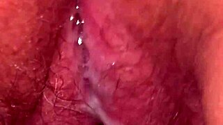 this amateur creampie in slow motion with shooting sound is amazing to watch