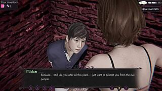 Alyna plays with a big black cock and gets creampied while pregnant