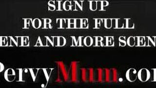 Stepmommy, don't leave, suck my cock first. Hate to see you go