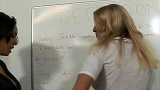 allison pierce and jazmine cashmere getting nasty with spanking 😈