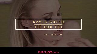 Tatted Cougar Kayla Green Bangs Her Tattoo Artist Hard