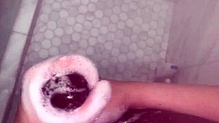Stepbrother Intrigues Stepsisters With Huge Cock For Anal In Shower