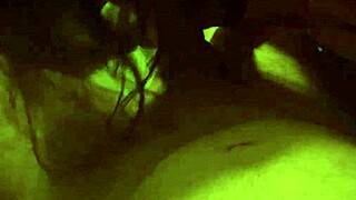 wife gives blowjob and handjob close up