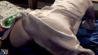 French amateur rubs panties in close-up action!