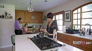 Step-family dynamics turn erotic with willing participants
