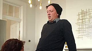 Is BBW amateur aware of filming while sucking?