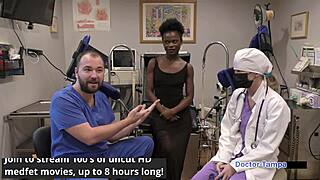 Dr Tampa Examines Rina Arem in First Gyno Visit