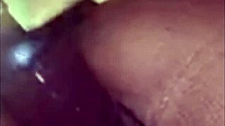 hey, watch this ebony babe work her pussy with huge dildo?