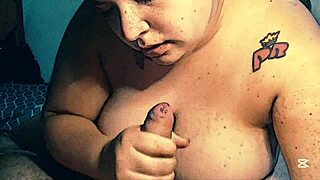 Best blowjob ever from chubby bbw with big tits!