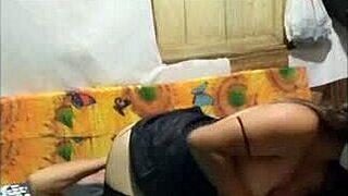 stepsister climbs my chest, removes panties, sucks penis, i suck vagina, intense orgasms.