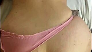 French amateur in leather fucks doggystyle pov 😈