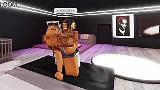 She lost the bet and had to handle four big black cocks.