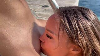 Monika fox and regina moonshine, having fun in public?