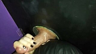 Real Married Couple Karina and Lucas Swing at Glory Hole Fun