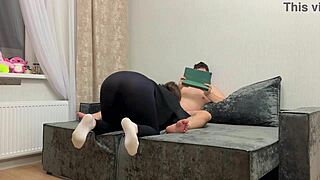 Russian Students Talk Dirty While Sucking Monster Cock Hard