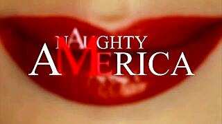 abbey brooks is fucking in the living room, showing off her tits and ass